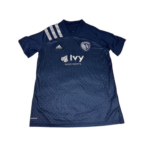 Adidas Sporting Kansas City Soccer Jersey Men’s  Away Kit Futbol KC MLS - Picture 1 of 12